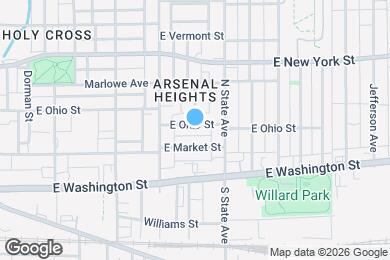 Map image of the property - 1541 E Ohio St