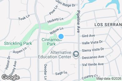 Map image of the property - 3986 Valle Vista Dr