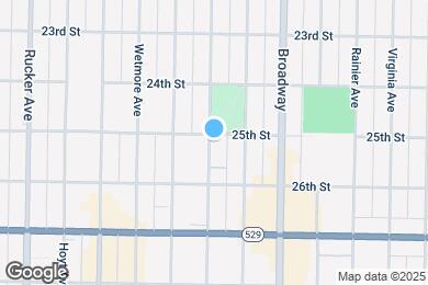 Map image of the property - 2503 Oakes Ave