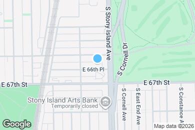 Map image of the property - 1534 E 66th Pl