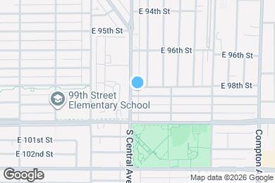 Map image of the property - 9812 S Central Ave