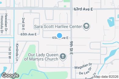 Map image of the property - 708 65th Ave E