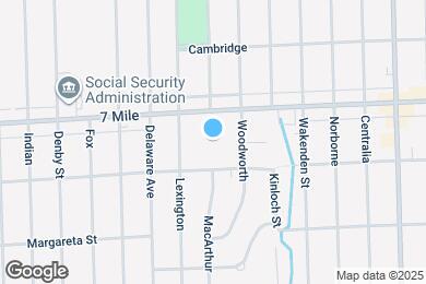 Map image of the property - 26309 W 7 Mile Rd