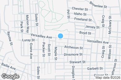 Map image of the property - 2712 Versailles Ave