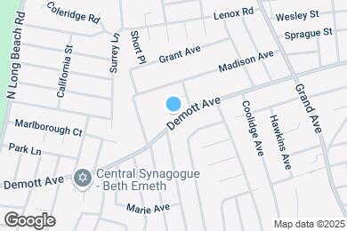 Map image of the property - 561 De Mott Ave