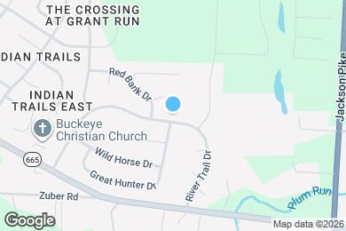 Map image of the property - 1256 River Trail Dr