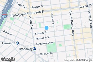 Map image of the property - 390 Lorimer St