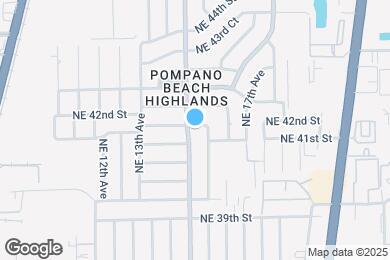 Map image of the property - 4160 NE 15th Ave