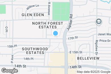 Map image of the property - 1821 17th St