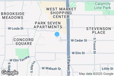 Map image of the property - Aria Apartments