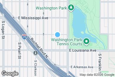 Map image of the property - 1219 S Corona St