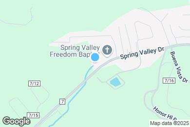 Map image of the property - 1616 Spring Valley Dr