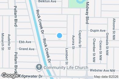 Map image of the property - 1124 Ware Ave