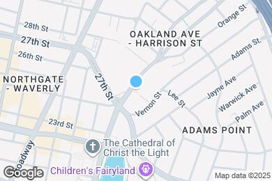 Map image of the property - 2606 Harrison St