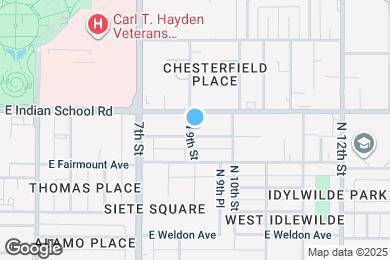 Map image of the property - 902 E Amelia Ave