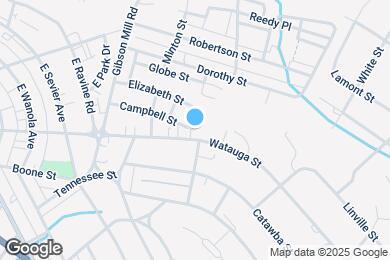 Map image of the property - 1030 Watauga St