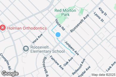 Map image of the property - 1822 Roosevelt Ave