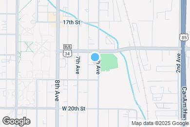 Map image of the property - 1821 6th Ave