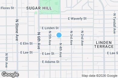 Map image of the property - 1755 N 4th Ave