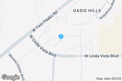 Map image of the property - 9702 N Rancho Lozano