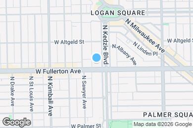 Map image of the property - 2402 N Kedzie Blvd