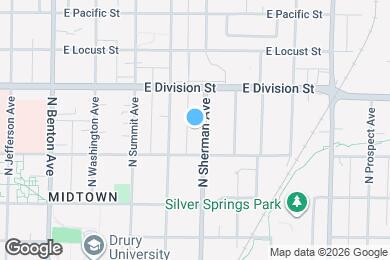 Map image of the property - 1429 N Sherman Ave