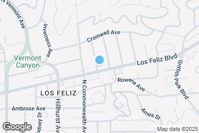 Map image of the property - 4221 Los Feliz Blvd