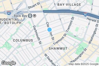 Map image of the property - 32 Clarendon St