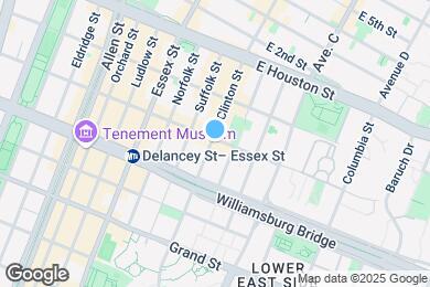 Map image of the property - Rivington & Clinton St.