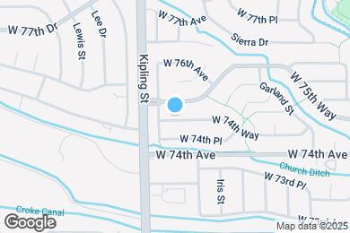 Map image of the property - 9853 W 74th Way