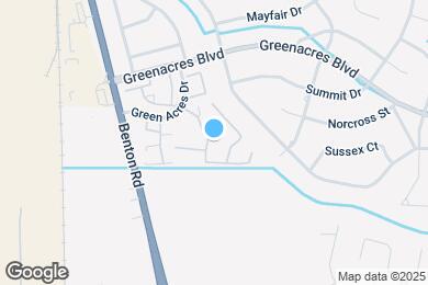 Map image of the property - 3636 Greenacres Place Dr