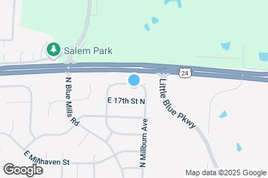 Map image of the property - 20405 E 17th Terrace N
