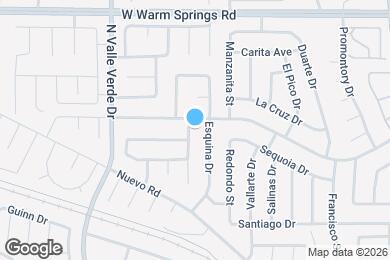 Map image of the property - 346 Fuente Dr