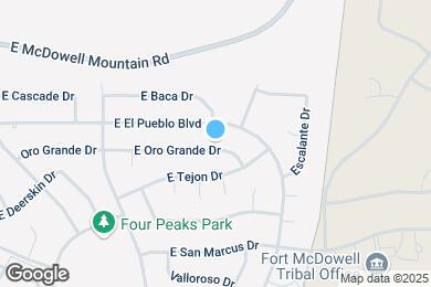 Map image of the property - 17404 E Oro Grande Dr