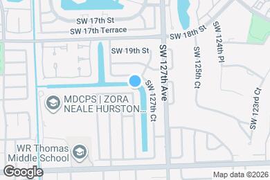 Map image of the property - 12801 SW 21st St