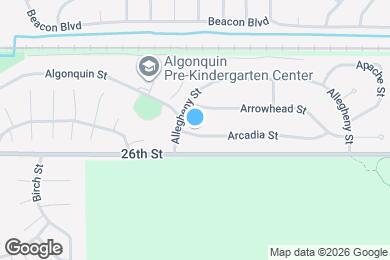 Map image of the property - 222 Arcadia St