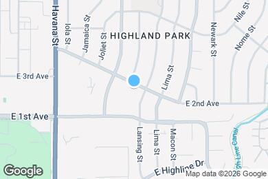 Map image of the property - 11038 E 4th Way