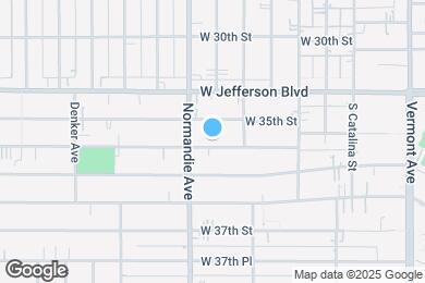 Map image of the property - 1363 W 35th Pl