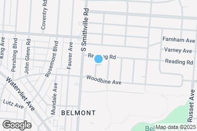 Map image of the property - 2116 Moreland Ave