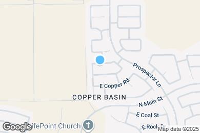 Map image of the property - 3883 E Rose Quartz Ln