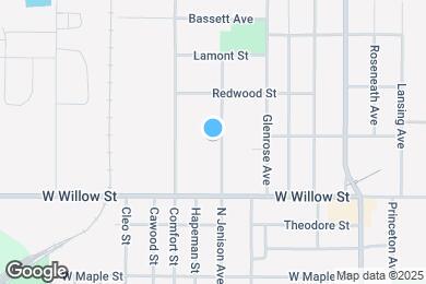 Map image of the property - 1351 N Jenison Ave