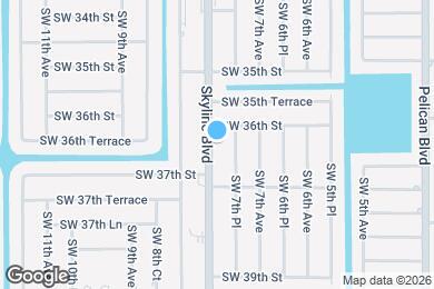 Map image of the property - 3/2 Duplex w/ Garage.  Tenant occupied until 3/31/26.