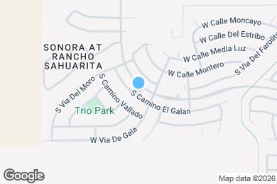 Map image of the property - 14361 S Camino El Galan