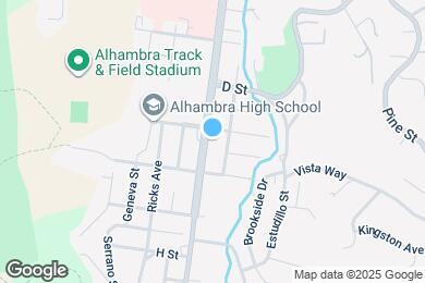 Map image of the property - 3121 Alhambra Ave