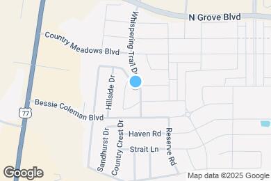 Map image of the property - 1617 Whispering Trail Dr