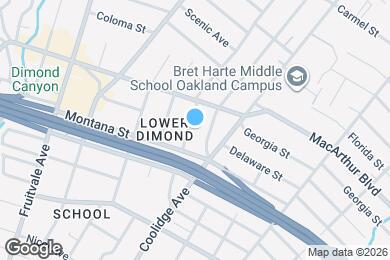 Map image of the property - 3440 Laguna Ave