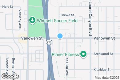 Map image of the property - 12258 Vanowen St