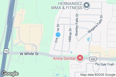 Map image of the property - 419 Creekview Dr