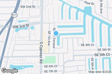 Map image of the property - 380 SE 1st Ter