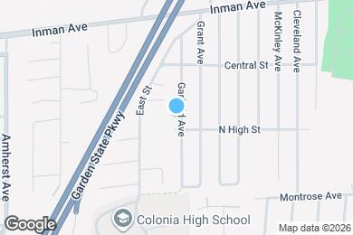 Map image of the property - 105 Garfield Ave